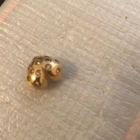 18 karat diamond heart pendant - Picture 3 of 3